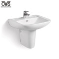 ovs meilleur prix de bonne qualité sanitaire ware mur accroché lavabo sanitaire ware salle de bains bassin